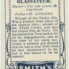 Gladiateur.