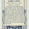 Lord Lyon.