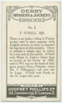 F. O'Neill, 1920.