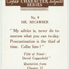 Mr. Micawber