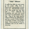 "Skid" Skinner.