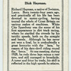 Dick Hayman.