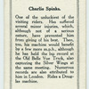 Charlie Spinks.