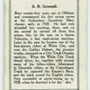 E.R. Greenall.
