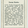 George Emsley.