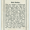 Mark Sheldon.