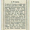 A.W. Jervis.