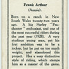 Frank Arthur (Aussie).