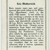 Eric Blatherwick.