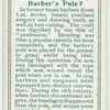 Do you know the meaning of the barber's pole?