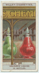 Do you know why chemists have large bottles of coloured liquid in their windows?