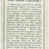 Do you know what causes lightening?