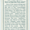 Do you know how to find the Pole-star?
