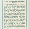 Do you know what causes the midnight sun?