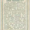Do you know what quinine is?