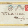 Do you know why the stamp is stuck at the top right-hand corner of the envelope?
