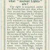 Do you know what "Ancient Lights" are?
