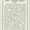 Do you know what "Ancient Lights" are?