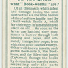 Do you know what "book-worms" are?