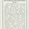 Do you know the origin of the Christmas tree?