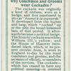 Do you know why coachmen and grooms wear cockades?