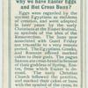 Do you know why we have Easter eggs and hot cross buns?