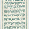 Do you know the origin of epaulettes?