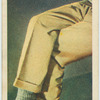 Why do men wear a crease down the centre of their trousers?