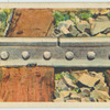Why are railway lines laid down with small gaps between each couple of rails?