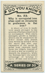Why is corrugated iron often used on structures in preference to flat iron?