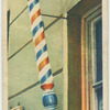 What is the origin of a barber's pole?