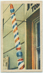What is the origin of a barber's pole?