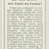 Do you know how pearls are formed?
