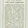 Do you know what causes lightning?