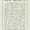 Do you know what the "Blue Peter" is?