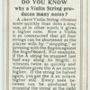 Do you know why a violin string produces many notes?