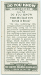 Do you know where the dead were buried in trees?
