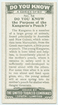 Do you know the purpose of the kangaroo's pouch?