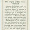 Do you know the origin of the word fiasco?
