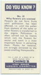 Do you know why flowers are scented?