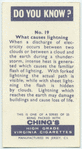 Do you know what causes lightening?