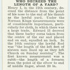 Do you know who decreed the length of a yard?