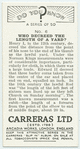 Do you know who decreed the length of a yard?