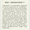 Do you know why "Beefeaters"?