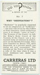 Do you know why "Beefeaters"?
