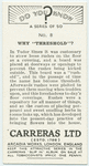 Do you know why "threshold?"
