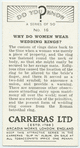 Do you know why do women wear wedding rings?