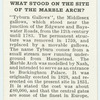 Do you know what stood on the site of the Marble Arch?