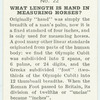 Do you know what length is hand in measuring horses?