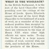 Do you know what is the Woolsack?